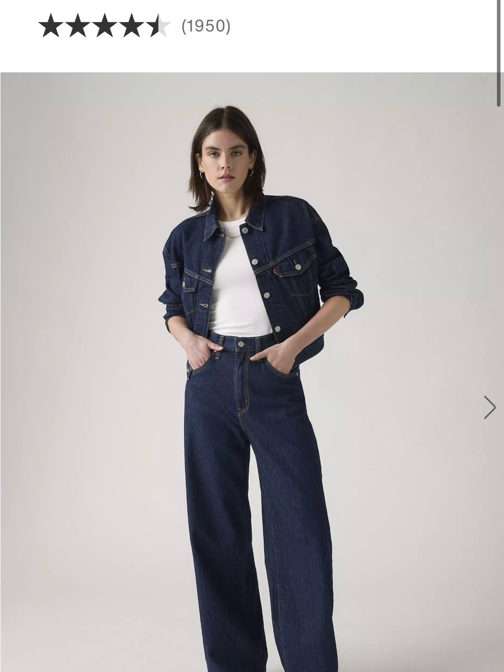 Levi’s cinch baggy jeans in “Reign Of The Rinse - Dark Wash” color size 30